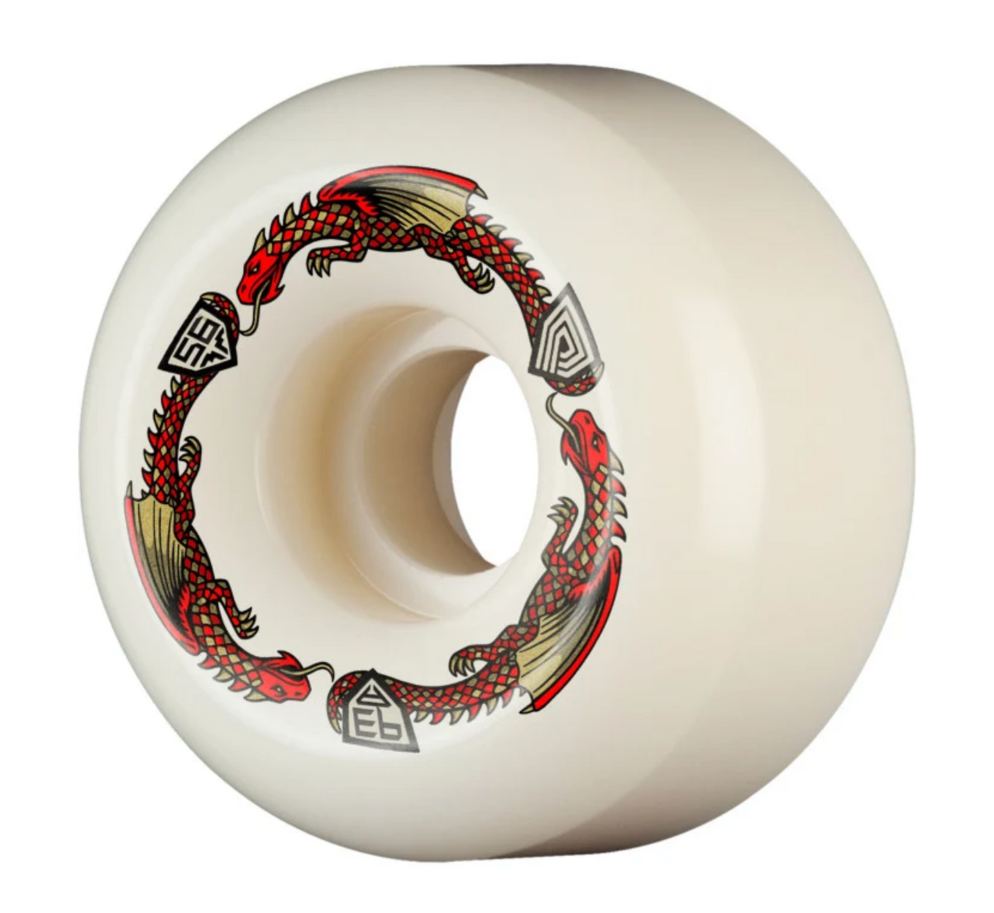 POWELL PERALTA - DRAGON FORMULA WHEELS V6 93A RED (56MM X 36MM)